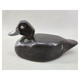 Antique D. Purdy Carved Wood Duck Decoy