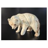 Alaska Native Clay Marbled Glazed Polar Bear