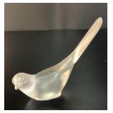Lalique Frosted Crystal 'Moineau' Sparrow