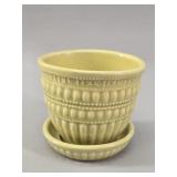 Small Lime Green McCoy Flower Pot vtg