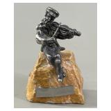 Isaac Jeheskel Sterling Silver Fiddler