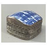 Chinese Export Silver & Blue-White Porcelain