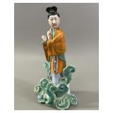 Chinese Export Famille Rose Immortal Figurine
