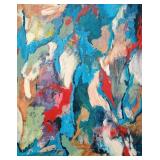 French Canadian Modernist Abstract Composition