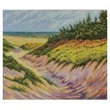 Jo Anne Edger - pastel on paper signed  Frame: