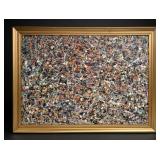 Cote Lyrical Abstract Quebec School Drip Painting