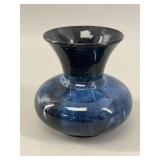 Blue Flambï¿½ Glazed Studio Pottery Vase