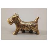 Solid Brass Scottish Terrier Figurine