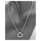 Tiffany & Co Knock Off Heart Necklace