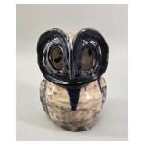 Handcrafted Studio Pottery Owl vtg