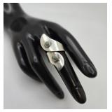Signed Sterling Jose Anton Mexico Modernist Ring