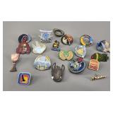 Eclectic Collection of 20 Pop Culture Enamel Pins