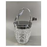 Stainless and Molded Glass Ice Bucket
