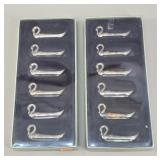 Silver-Plated Swan Knife Rests vtg