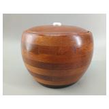 Baribocraft Mid-Century Maple Ice Bucket