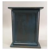 Rustic Handcrafted Painted Wood Key Cabinet