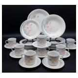 Kahla GDR Flora Porcelain Dinnerware Set 40 Pcs