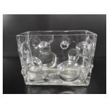 Mid-Century Modern 'Bubbles' Glass Vase