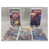Spawn Comics Lot: Issues #1, #2, #5, #6, #7