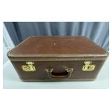 Fournier Montreal Vintage Leather Suitcase