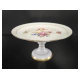 Porcelaine de Saxe Floral Pedestal Cake Stand