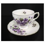 Queen Anne Bone China Teacup and Saucer