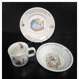 Wedgwood Beatrix Potter Nursery Set