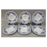 Kensington Ironstone Balmoral Saucers, Set of 6