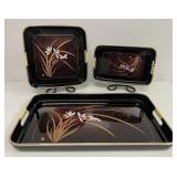 Nobility Japan Lacquerware Nesting Tray Set
