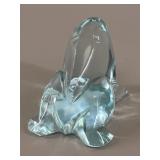 Baccarat Crystal Frog Figurine