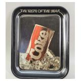 'Taste of the Year' Coca-Cola Metal Serving Tray