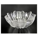 Mid-Century Scandinavian Textured Art Glass Bowl