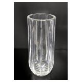 Cut Crystal Cylinder Vase vtg