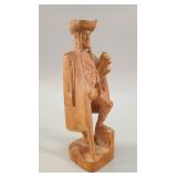 Jozef Hucko Carved Wood Highwayman Figure