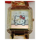 Hello Kitty Crystal Accented Fashion Watch NEW