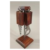 Mid-Century Rosewood & Stainless Steel Bar Tool