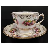 Colclough Fruit Pattern Teacup & Saucer