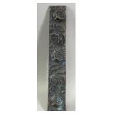Cast Bronze Rose Motif Push Plate