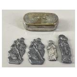 Saint Christopher & Sacred Heart Pendants