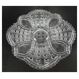 EAPG Intaglio Sunflower Pattern Glass Serving