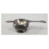 Silver Plated Over-the-Cup Tea Strainer