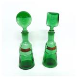 Rare MCM Empoli Italian Art Glass Male & Female