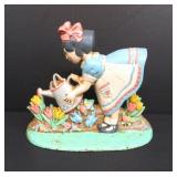 Vtg Midwest Importers hand-painted cast iron