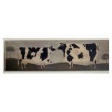 Folk Art Cow Lithograph
