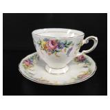 Tuscan 'Garland' Teacup & Saucer