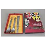 Peking Opera Mask Cutlery Set