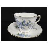 Royal Osborne Forget-Me-Not Teacup & Saicer