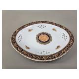 T. Limoges 'Bacchus' Pierced Porcelain Plate