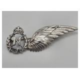 WWII Sterling RCAF Navigator Wing Sweetheart Pin