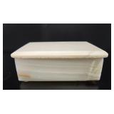 Onyx Trinket Box vtg